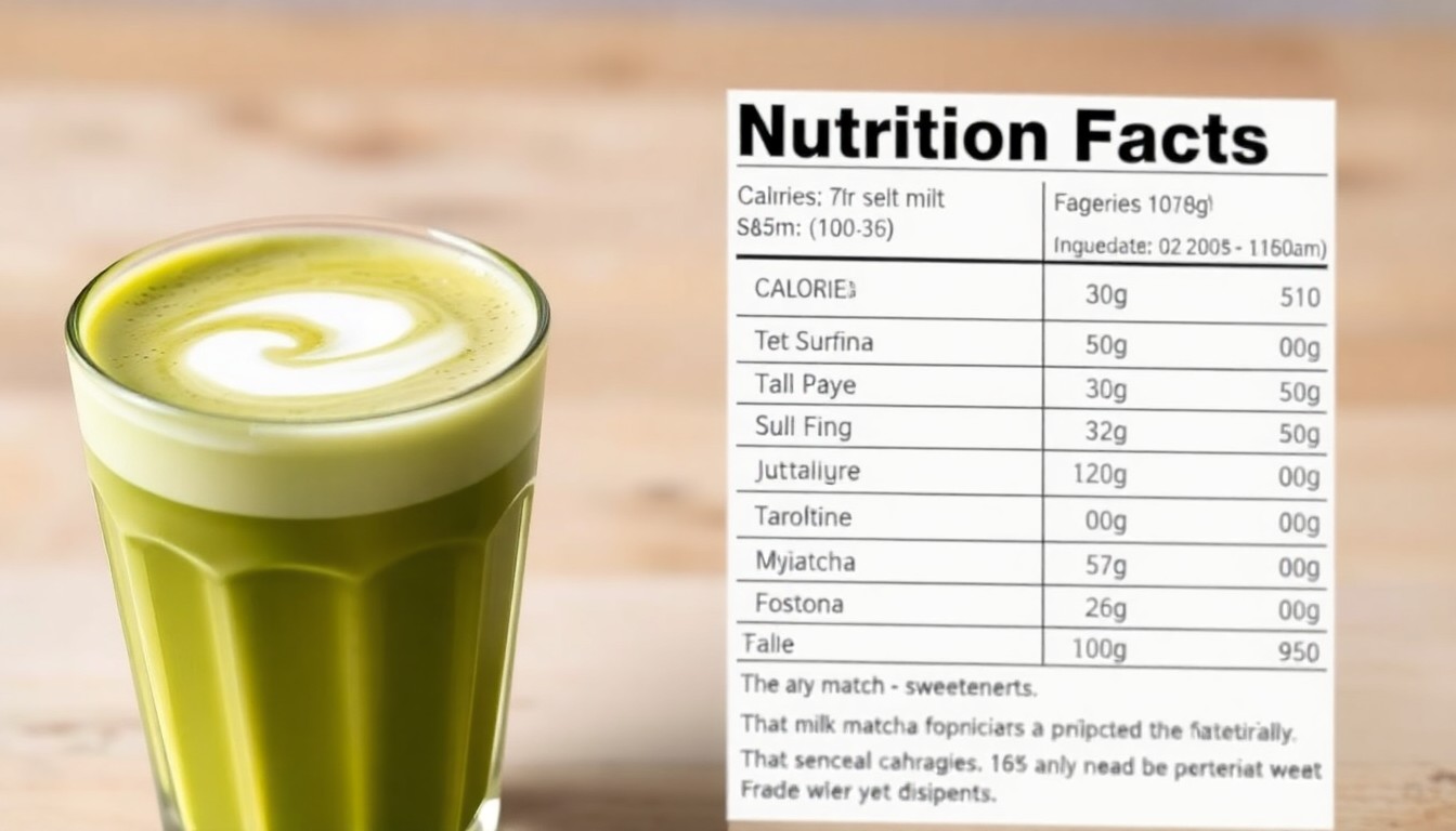 Matcha Latte bao nhiêu calo? Thành phần, cách pha chế, mục tiêu cá nhân, nguy cơ tăng cân