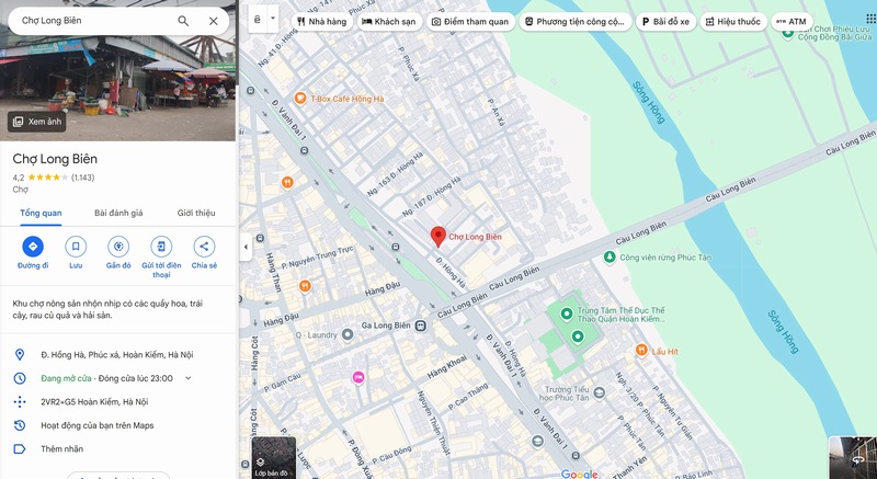 Chợ Long Biên - Hà Nội: Vị trí, hoạt động kinh doanh, kinh nghiệm mua hàng, quy hoạch tương lai