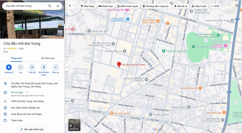 Chợ đầu mối nông sản Đức Trọng: Vị trí, quy mô giao thương, ảnh hưởng thị trường, lưu ý tham quan