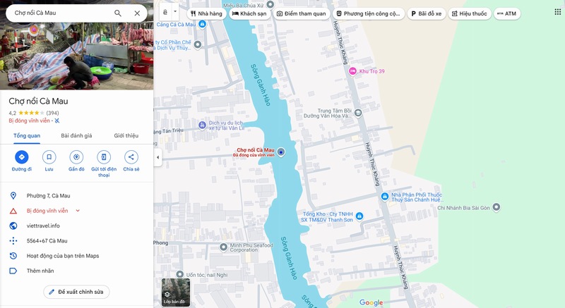 Chợ nổi Cà Mau: Tổng quan, hoạt động buôn bán, trải nghiệm du lịch, nguy cơ biến mất