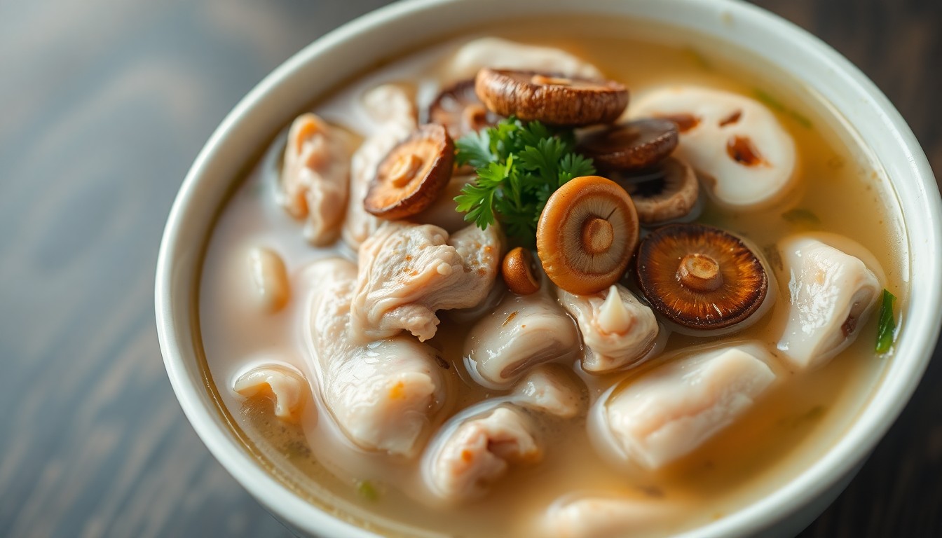 Cách nấu đông thịt gà với chân giò, nguyên liệu ngon, kỹ thuật nấu đúng, dinh dưỡng phù hợp