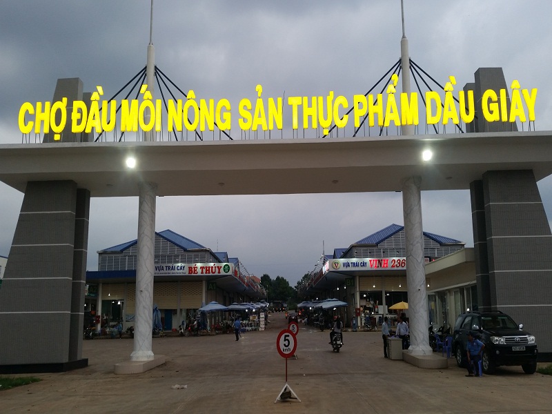 Chợ đầu mối nông sản thực phẩm Dầu Giây tại Đồng Nai kết nối nông dân và thương lái cung ứng nguồn nông sản sạch cho thị trường