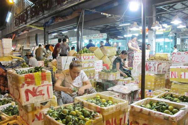 Hoạt động phân phối, cung ứng và vận hành tại chợ