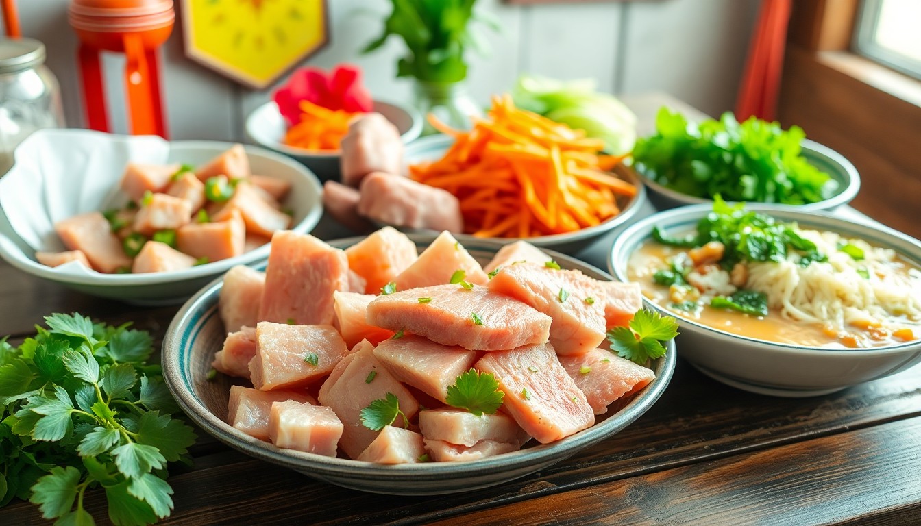 Món ngon từ thịt heo, cách chọn sơ chế, đặc sản vùng miền, công thức, sức khỏe dinh dưỡng