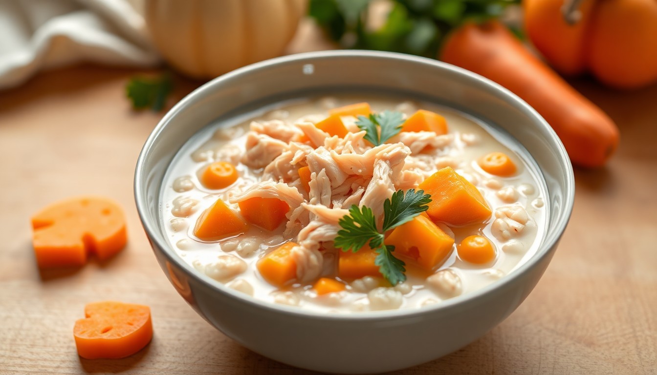 Thịt gà nấu cháo gì cho bé: lợi ích dinh dưỡng, cách chọn nguyên liệu, công thức, lưu ý an toàn