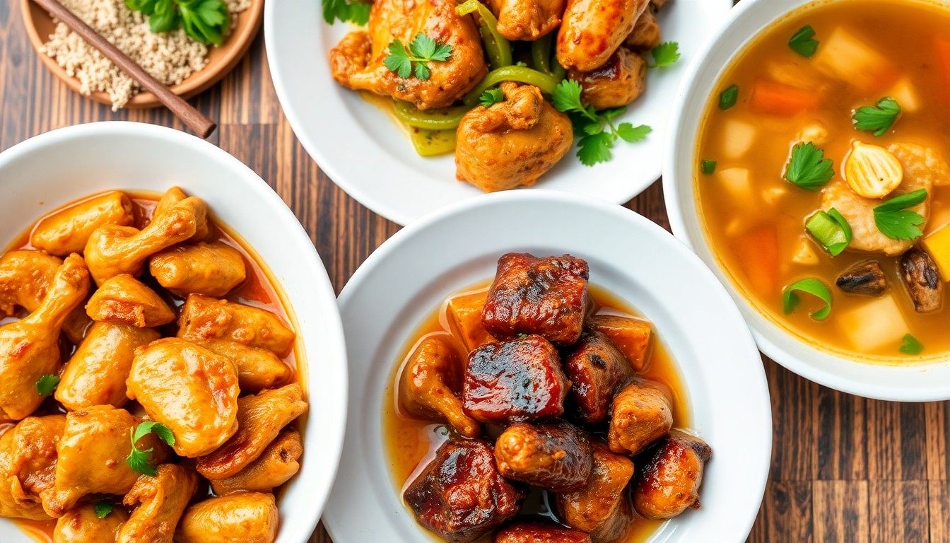 Thịt gà nấu gì ngon cho bữa ăn, phân loại món theo tiêu chí, bí quyết nấu gà, lợi ích sức khỏe